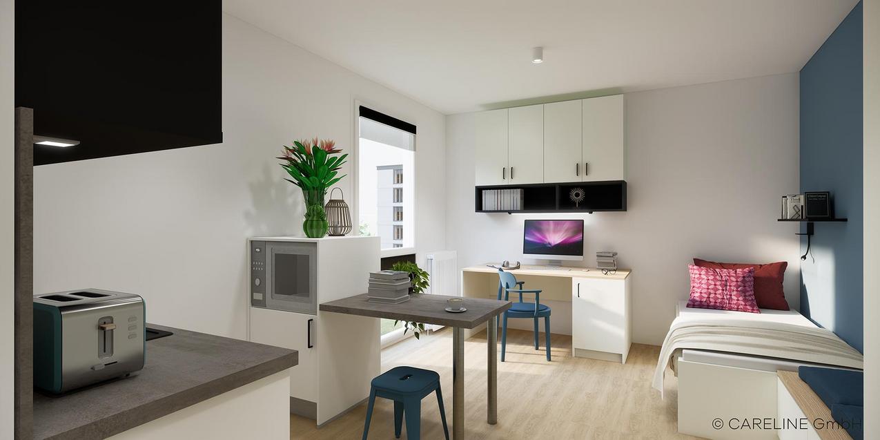 Apartmentüberblick Quartillion Wiesbaden